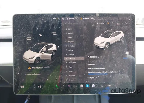 2023 Tesla Model Y Awd/Long Range Dual Motor All-Wheel Drive from USA, damaged, VIN 7SAYGDEE1PF816935